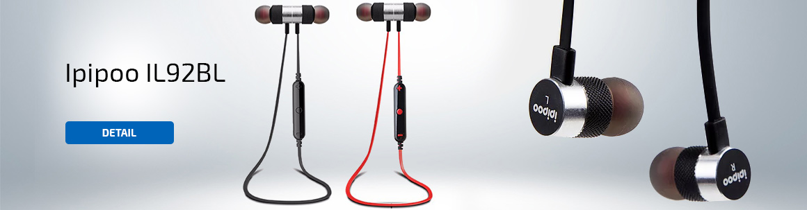 IL92BL krásná sluchátka do uší bezdrátová. Bluetooth.